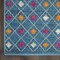 Homeroots 5 x 7 ft. Blue Jewels Geometric Area Rug 385784 - alternate 3